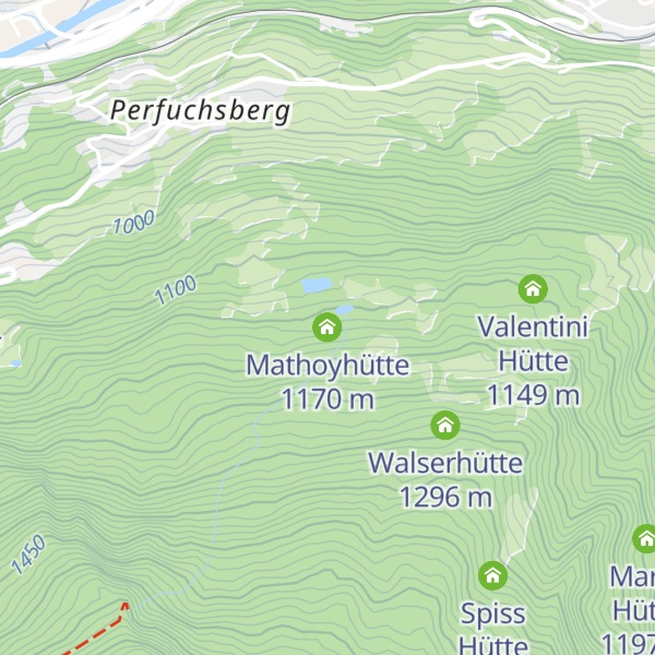 Map of Mathoyhütte