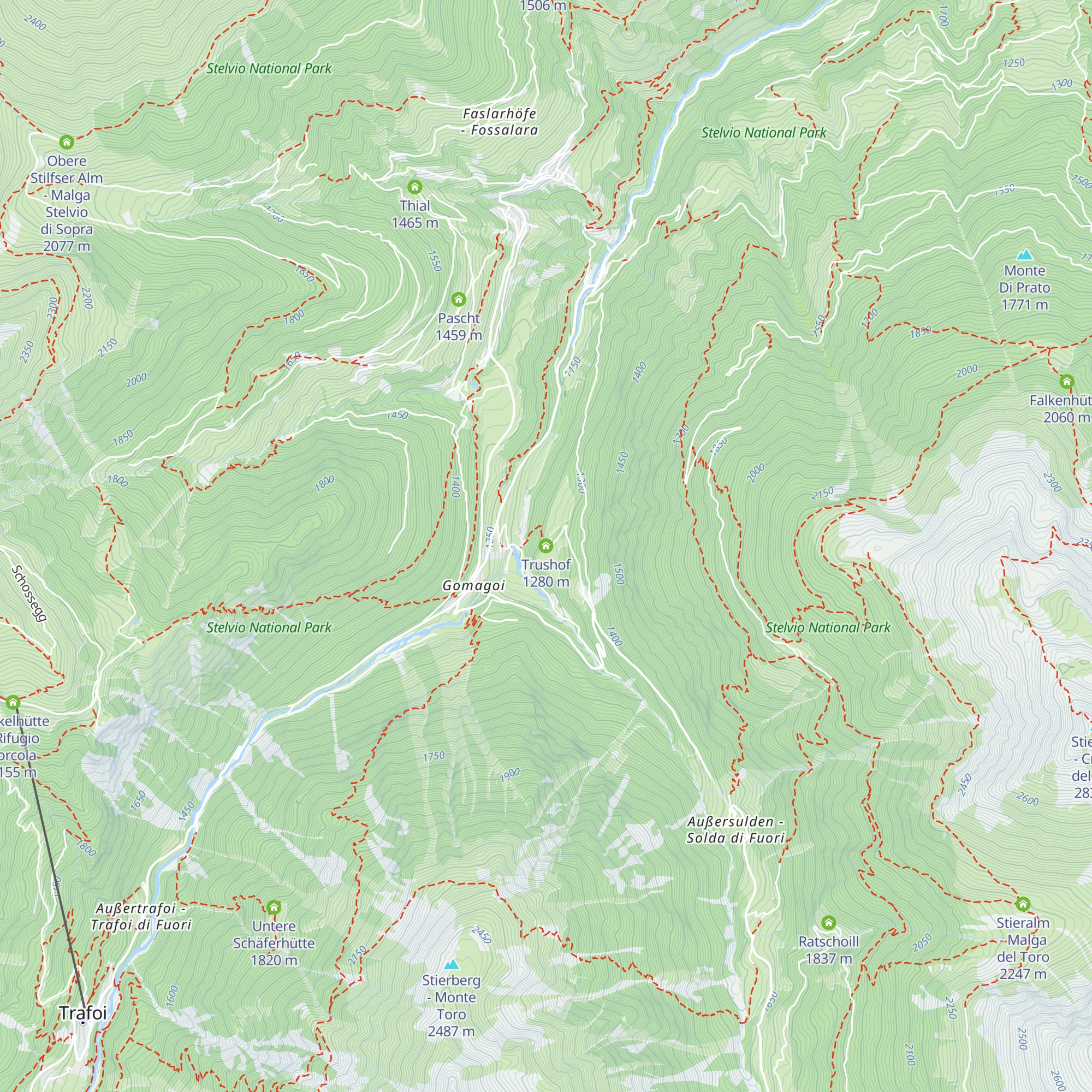 Trushof map