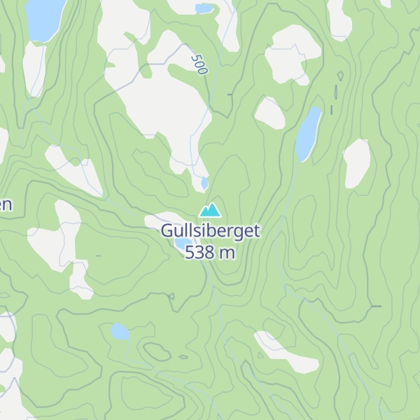 Map of Gullsiberget