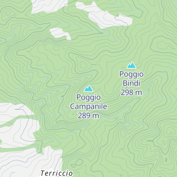 Map of Poggio Campanile