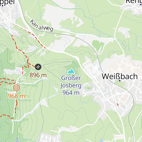 Map of Großer Josberg