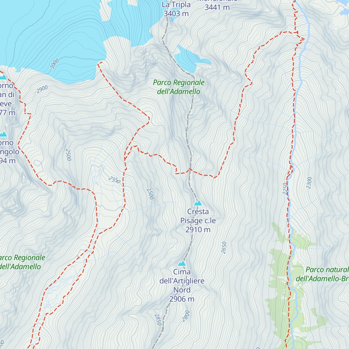 Bivacco Ceco Baroni map