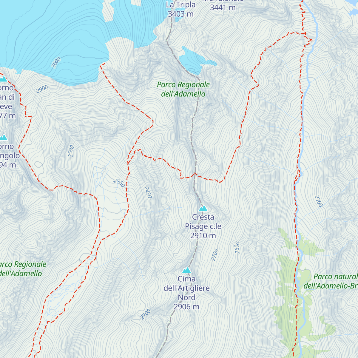 Bivacco Ceco Baroni map