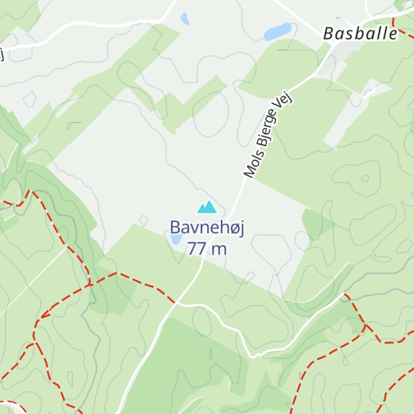 Map of Bavnehøj