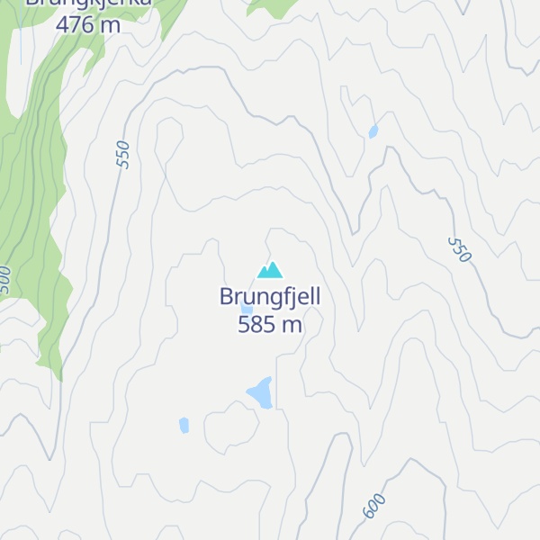 Map of Brungfjell