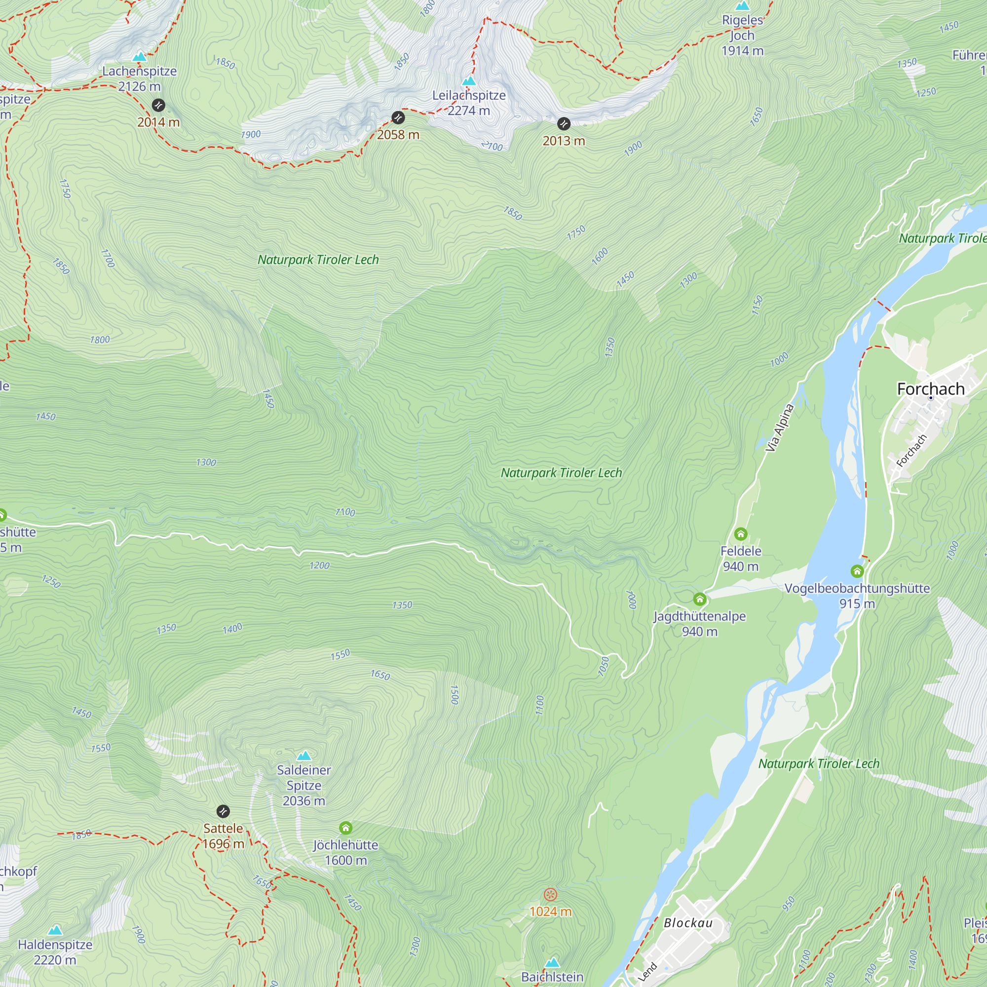 Krottenwaldhütte map