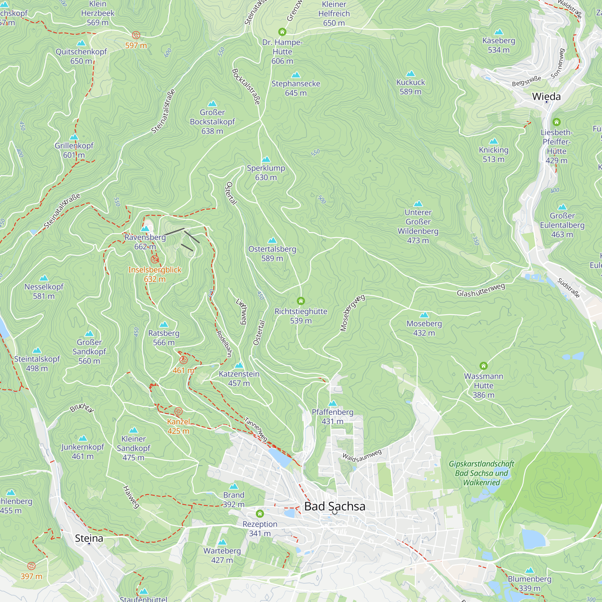 Richtstieghütte map