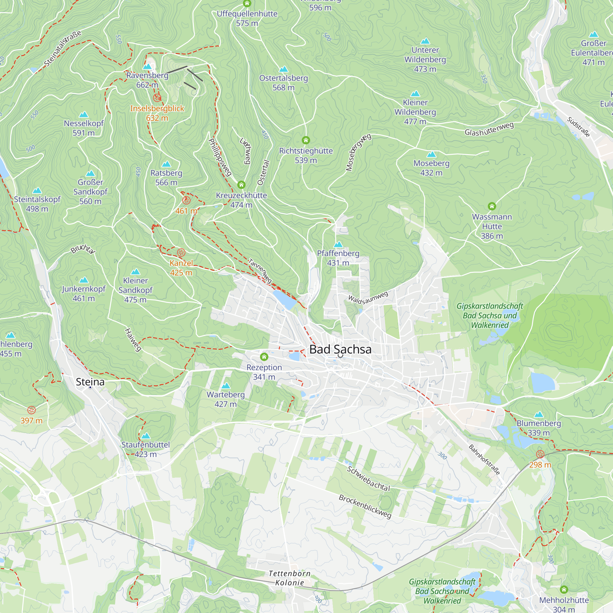 Tourist-Information map