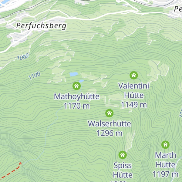 Map of Gröbnerhütte