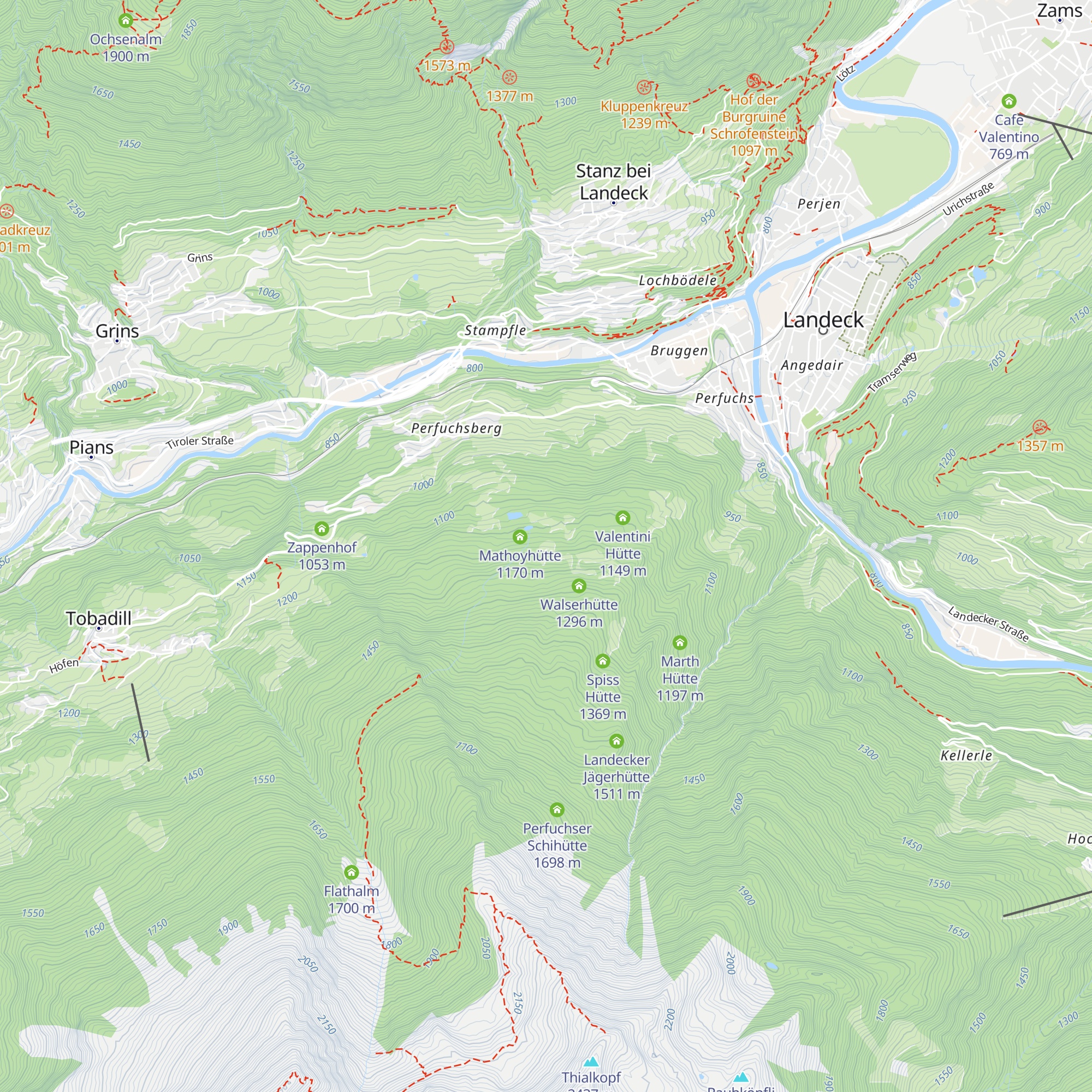 Gröbnerhütte map