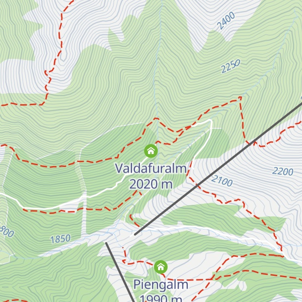 Map of Valdafuralm