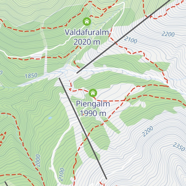 Map of Piengalm