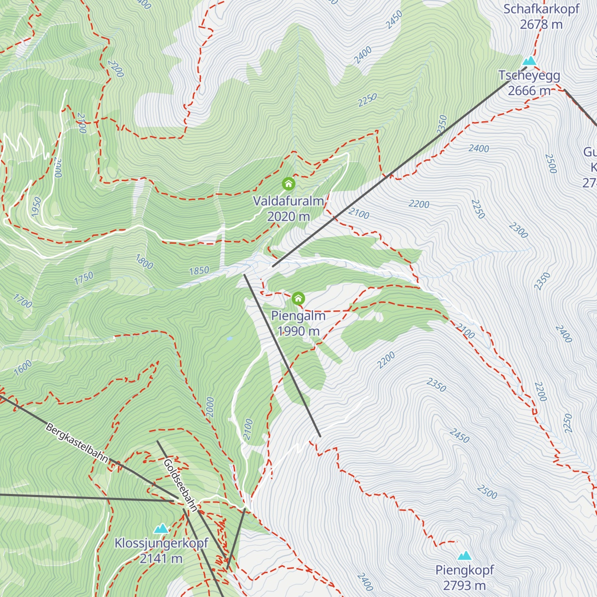 Piengalm map