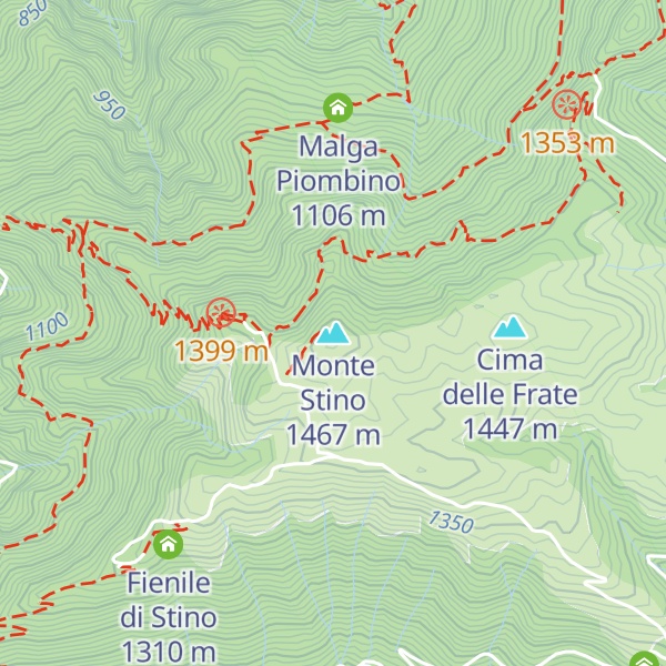 Map of Monte Stino