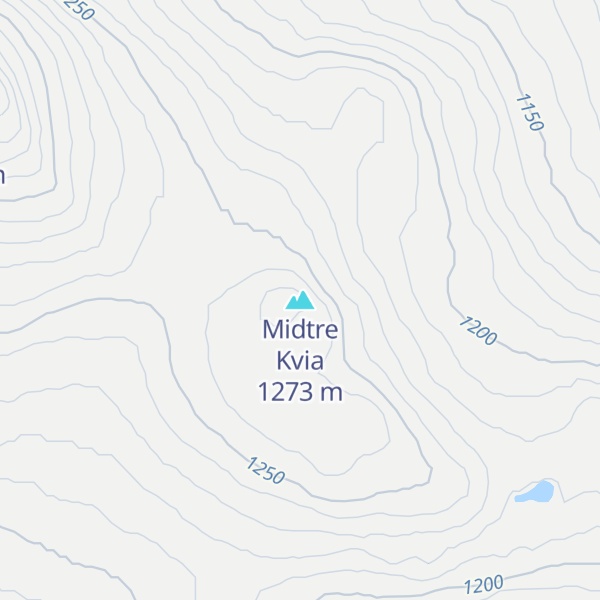 Map of Midtre Kvia