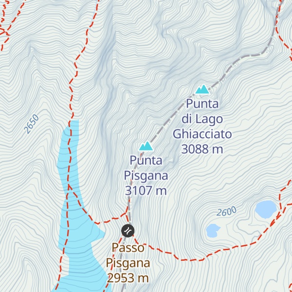 Map of Punta Pisgana