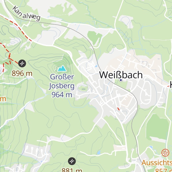 Map of Kleiner Josberg