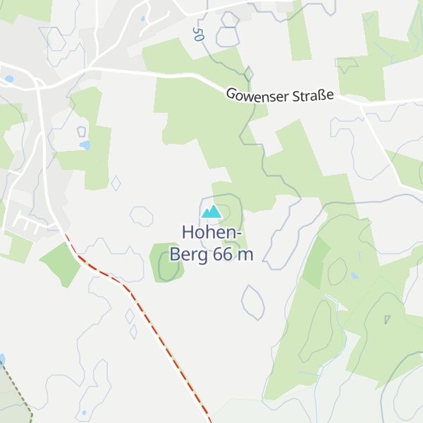 Map of Hohen-Berg