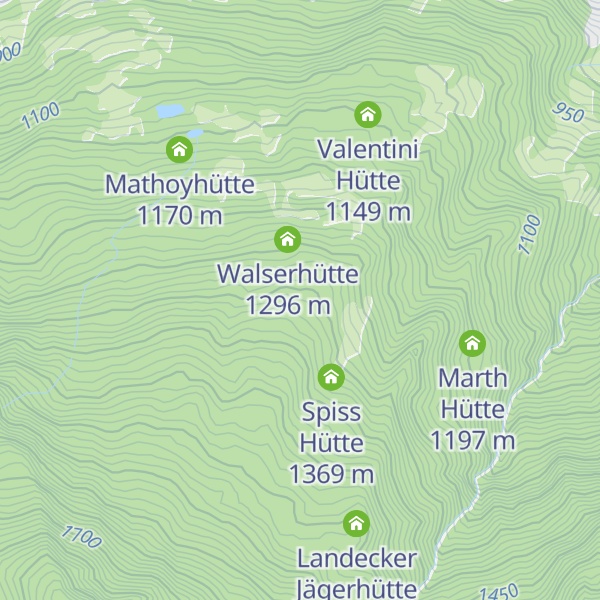 Map of Kaufmannhütte