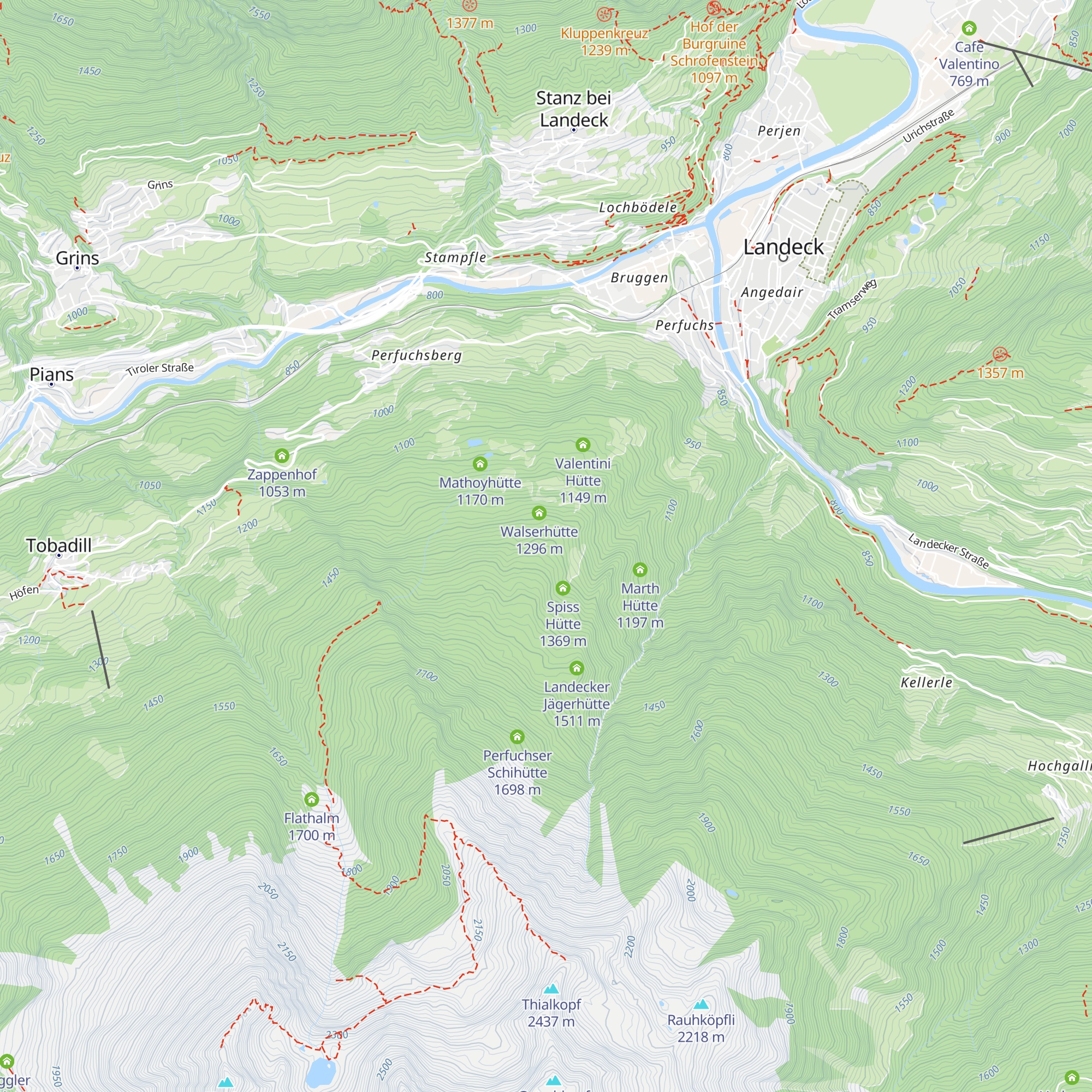 Kaufmannhütte map