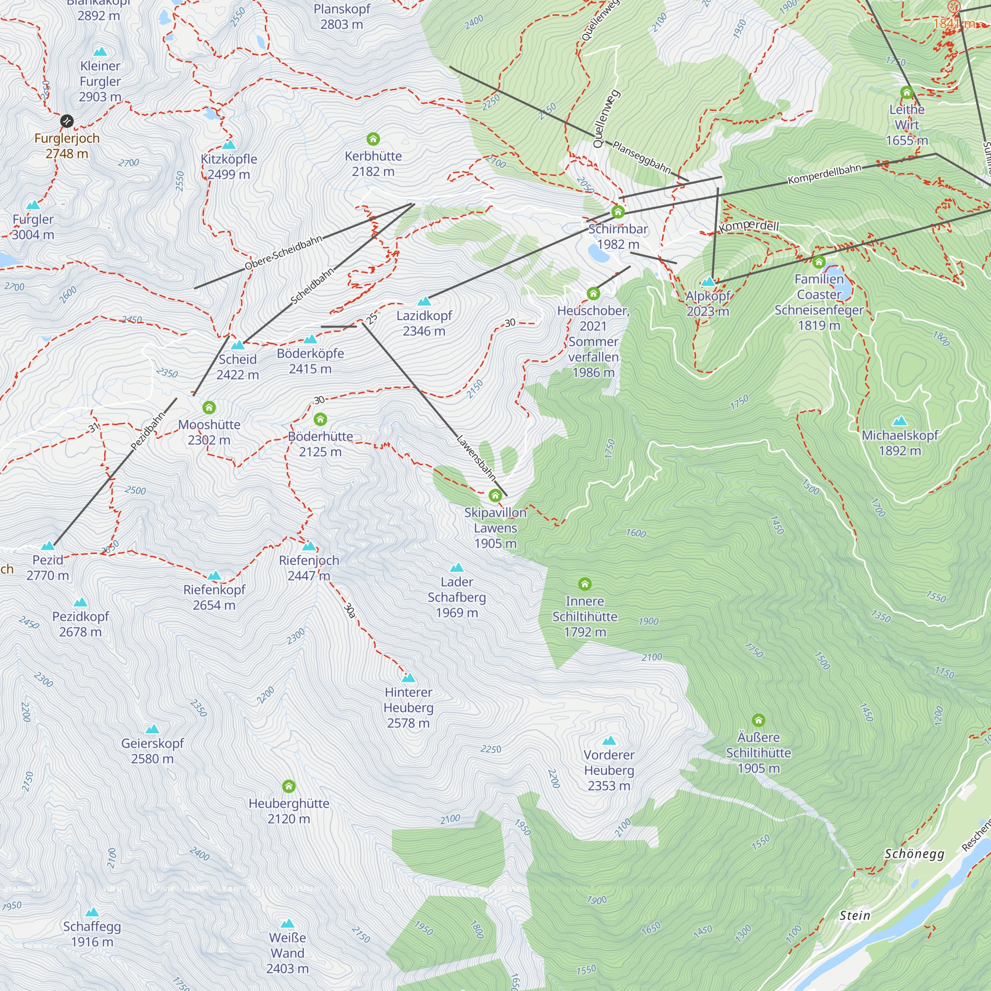 Skipavillon Lawens map