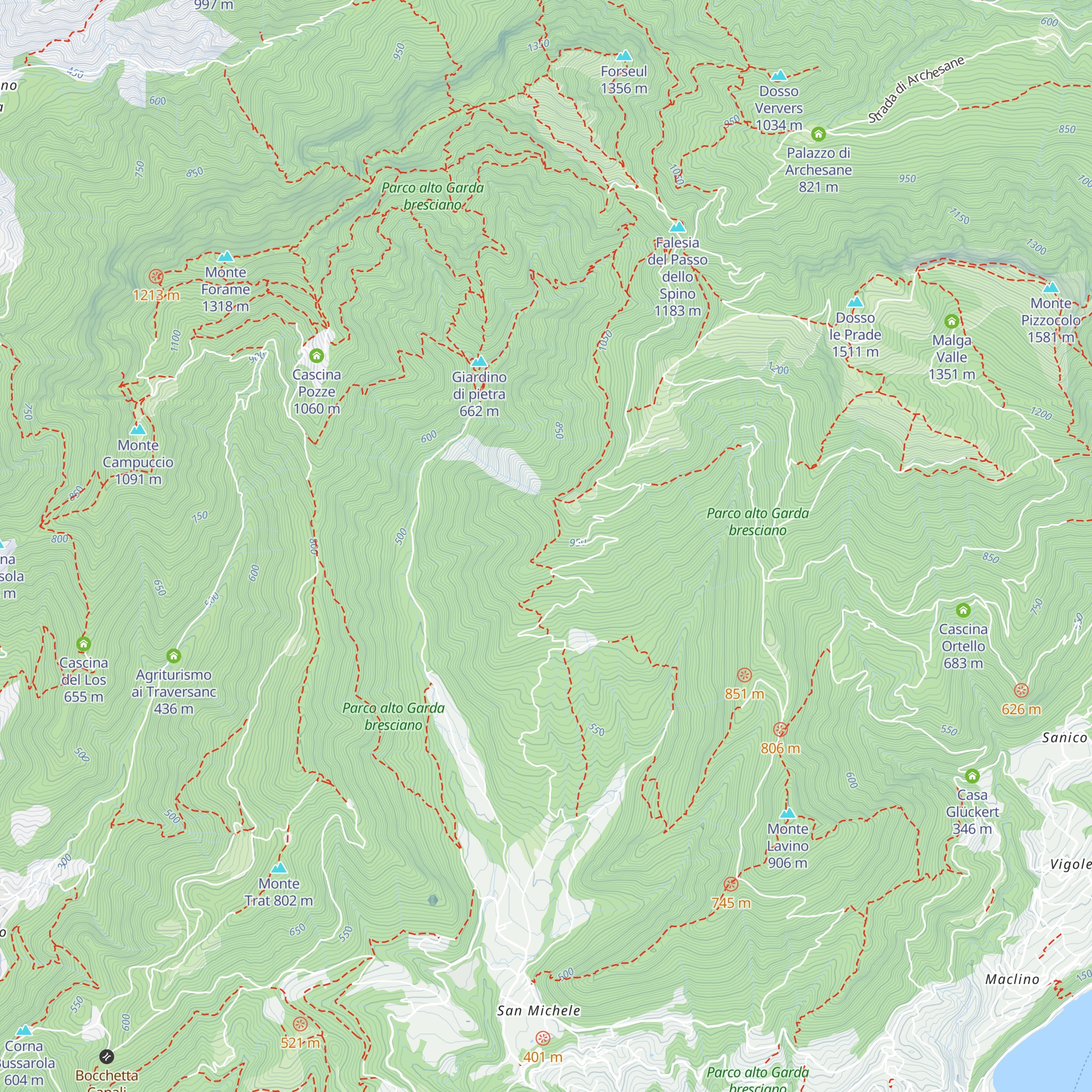 Casa Dell 'oser map