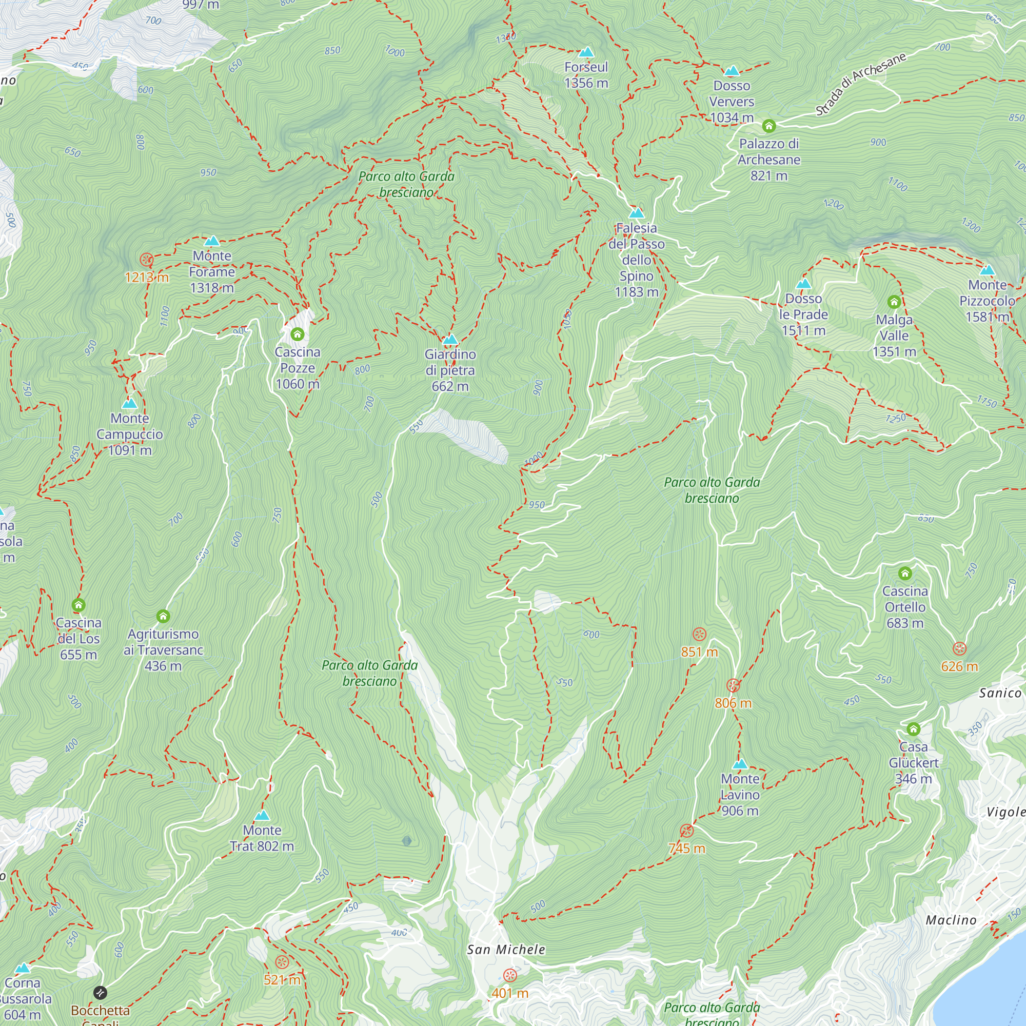 Casa Dell 'oser map