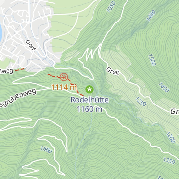 Map of Rodelhütte