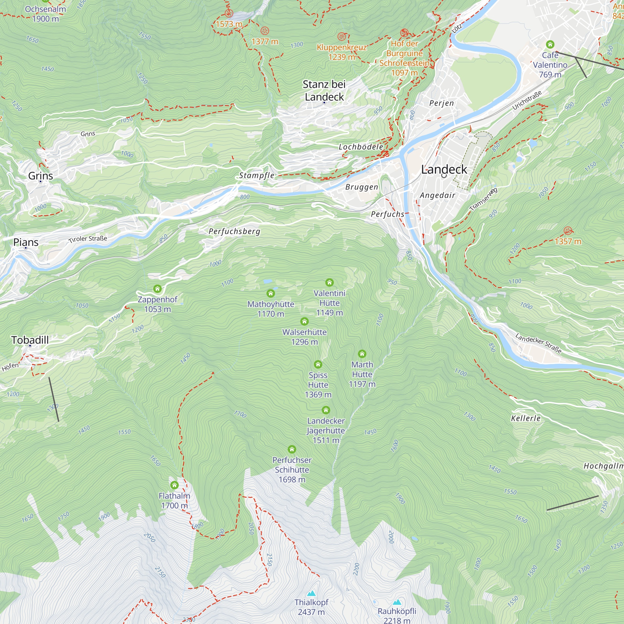 Schöpfhütte map