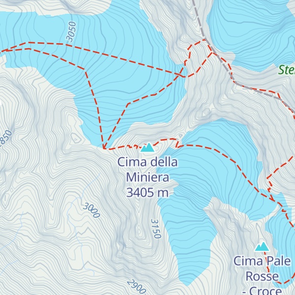 Map of Cima della Miniera