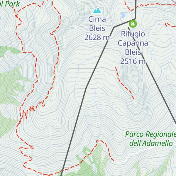 Map of Malga Serodine di Fuori