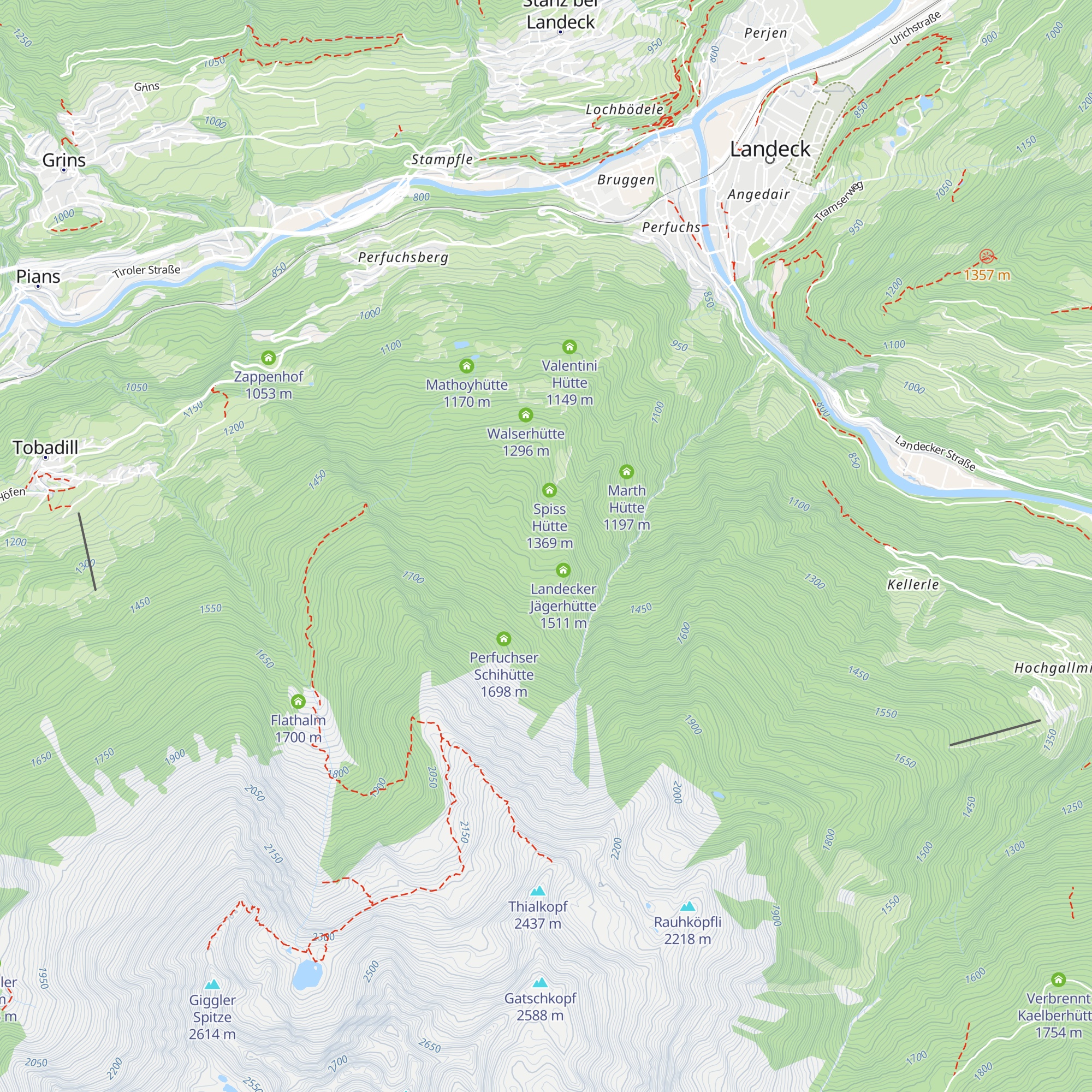 Kälberhütte map