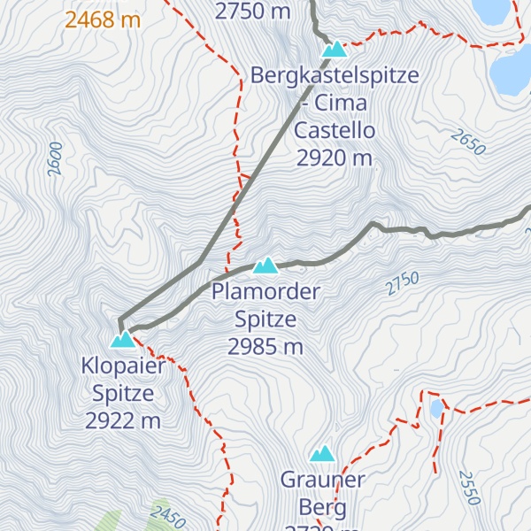 Map of Plamorder Spitze