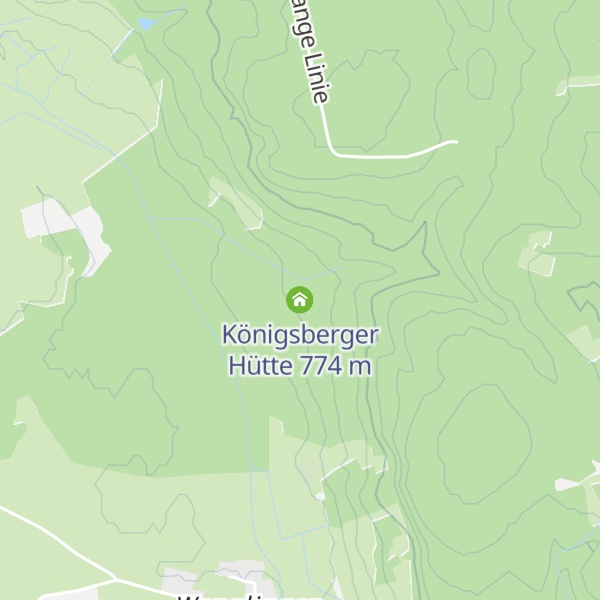 Map of Königsberger Hütte