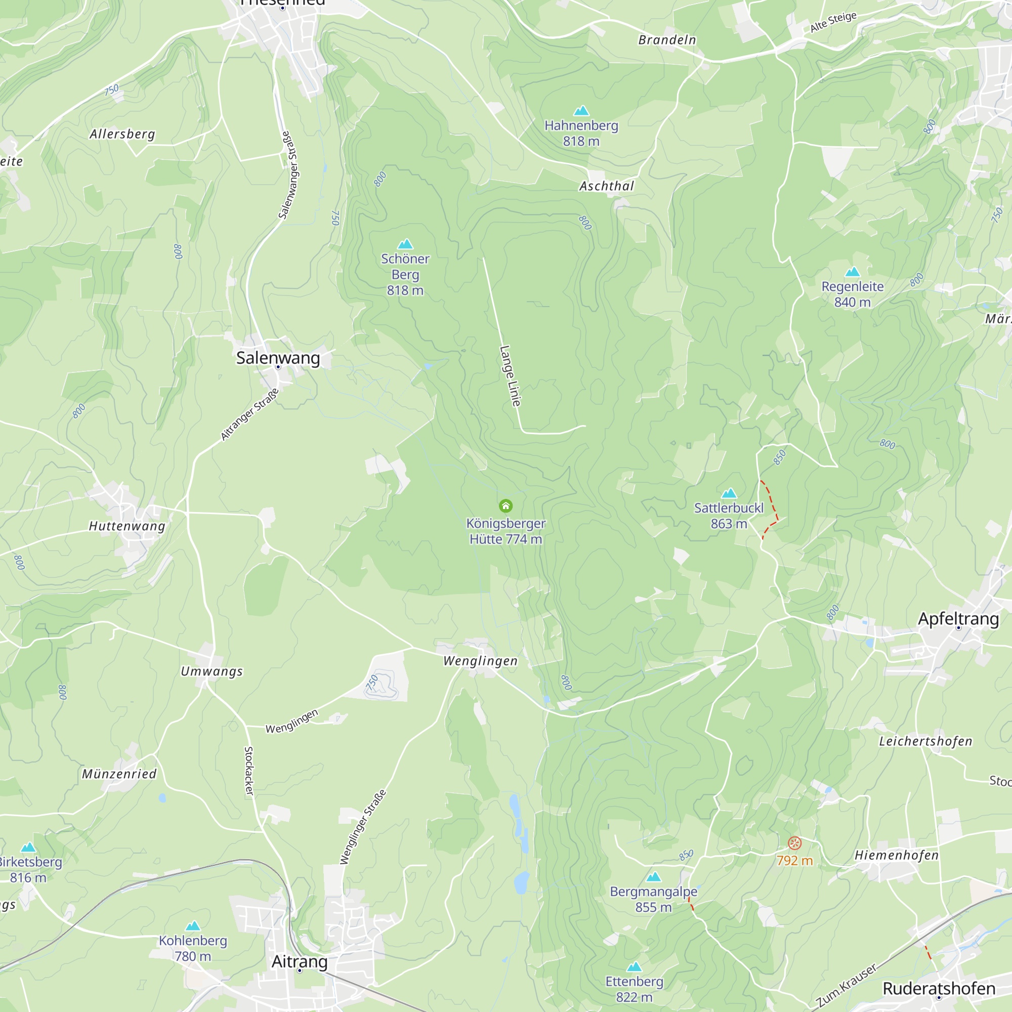 Königsberger Hütte map