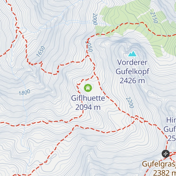 Map of Giflhuette