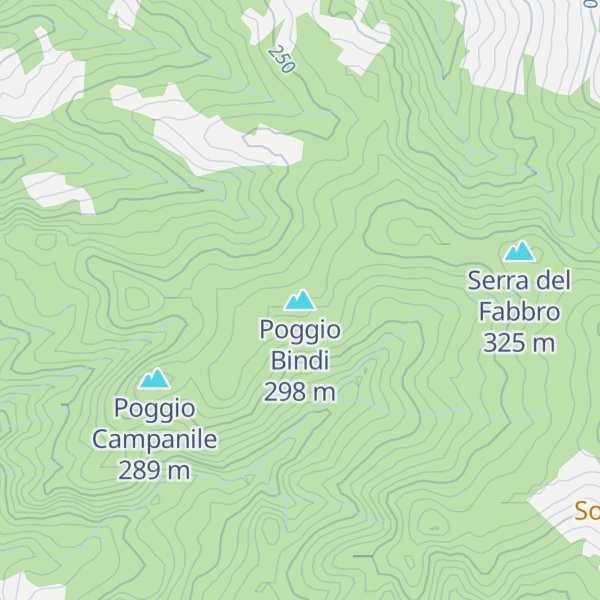 Map of Poggio Bindi