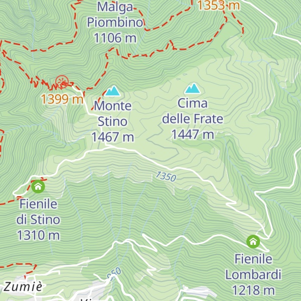 Map of Il Dossone