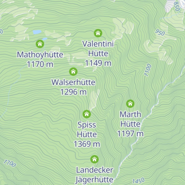Map of Schweißgut Hütte