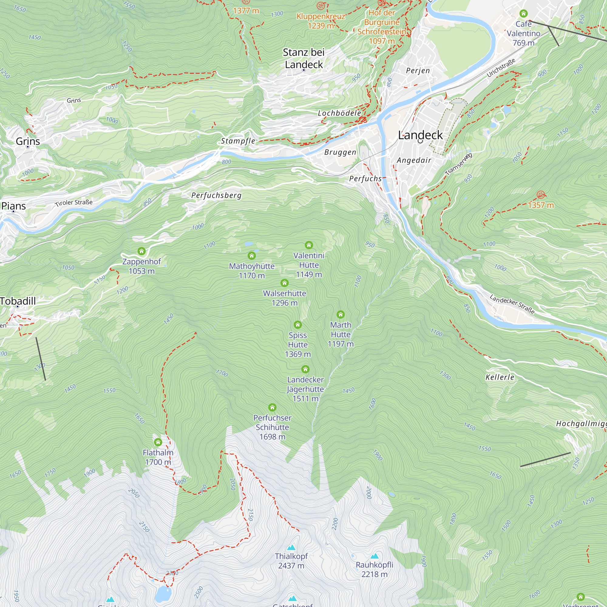 Schweißgut Hütte map