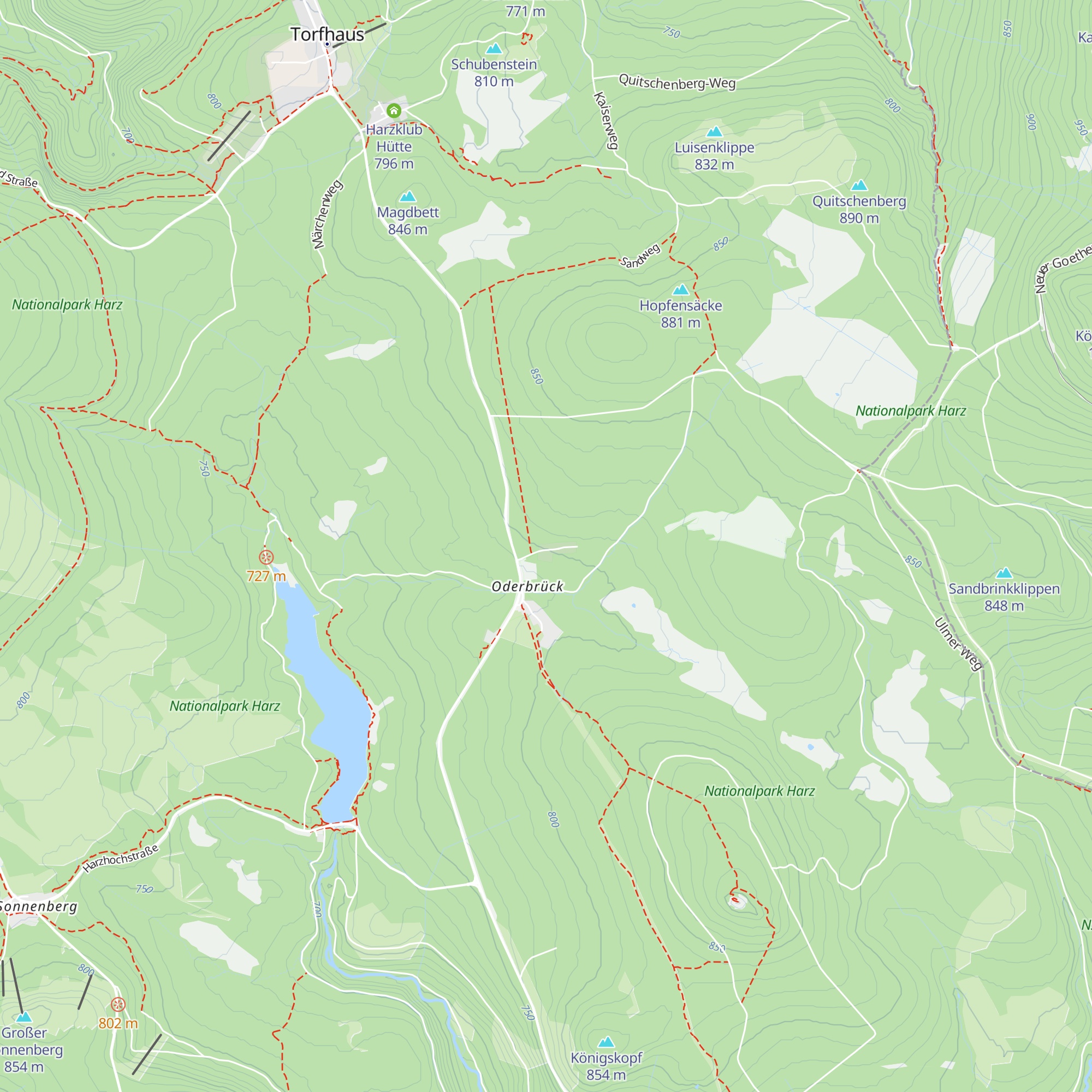 Ilsenburger Skihütte map