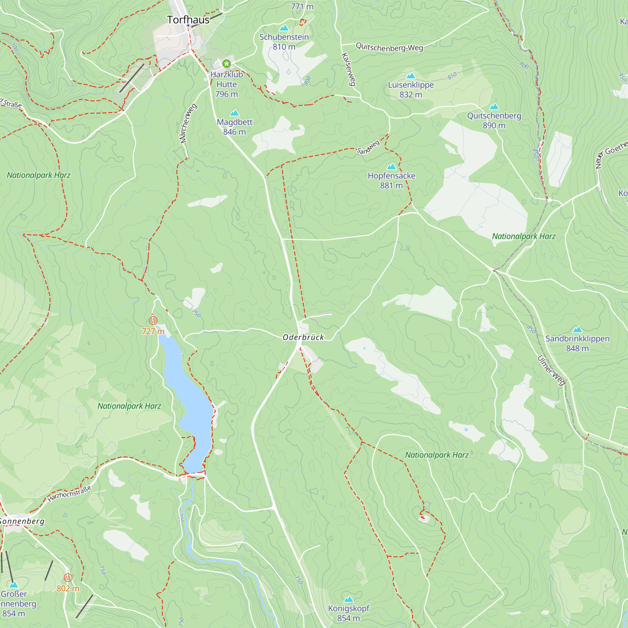 Ilsenburger Skihütte map