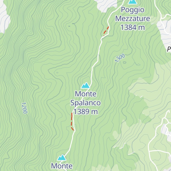 Map of Monte Spalanco
