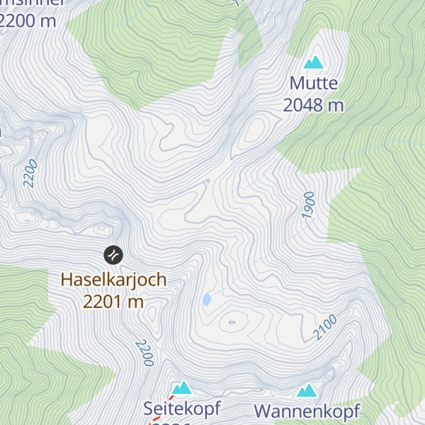 Map of Alpeilhütte