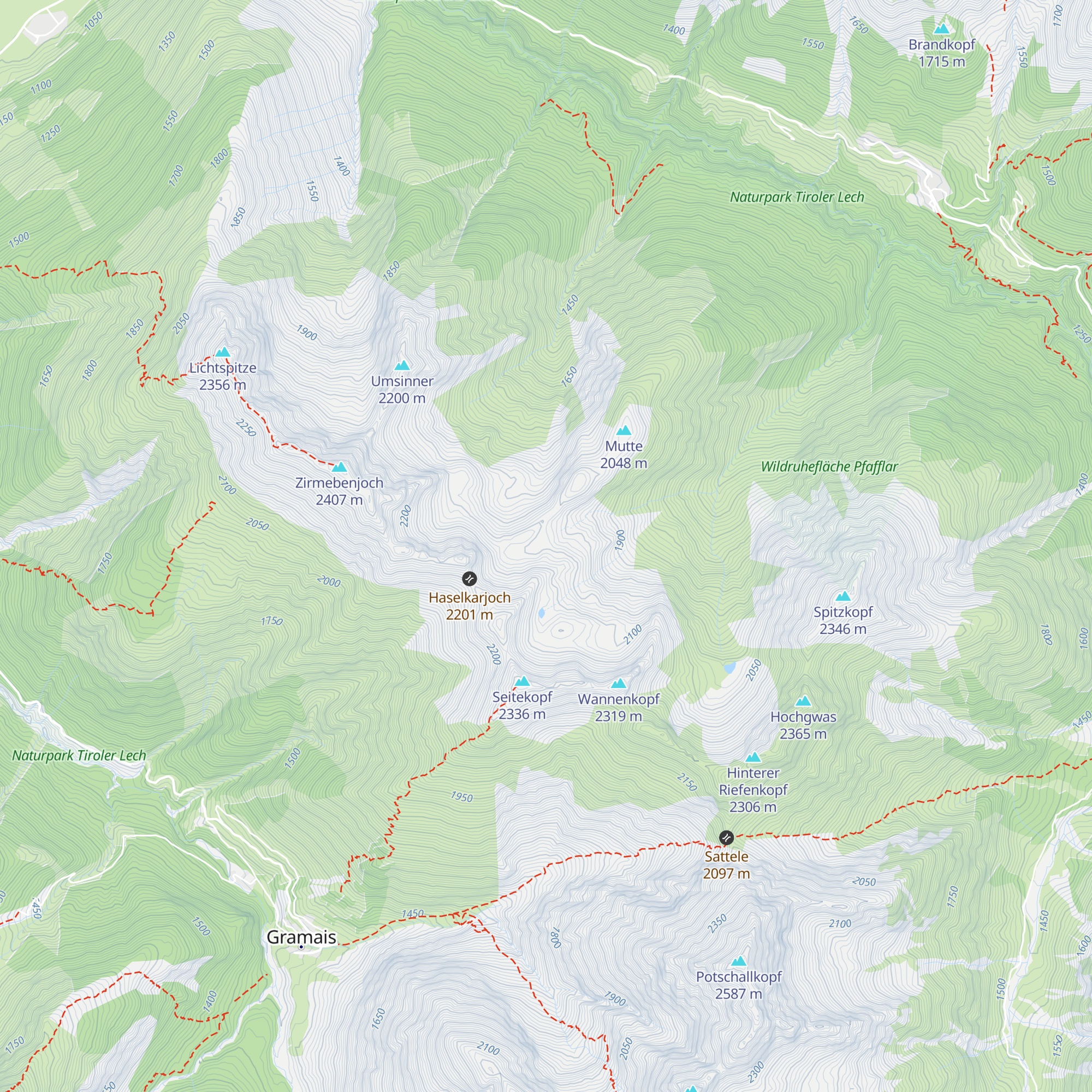 Alpeilhütte map