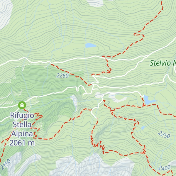 Map of Rifugio Ghiacciaio dei Forni