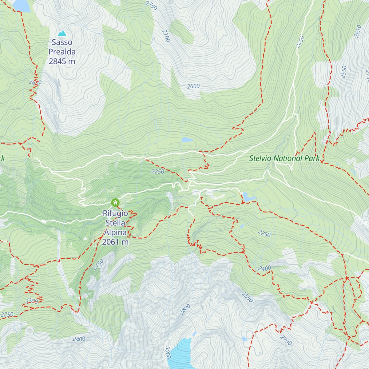 Rifugio Ghiacciaio dei Forni map