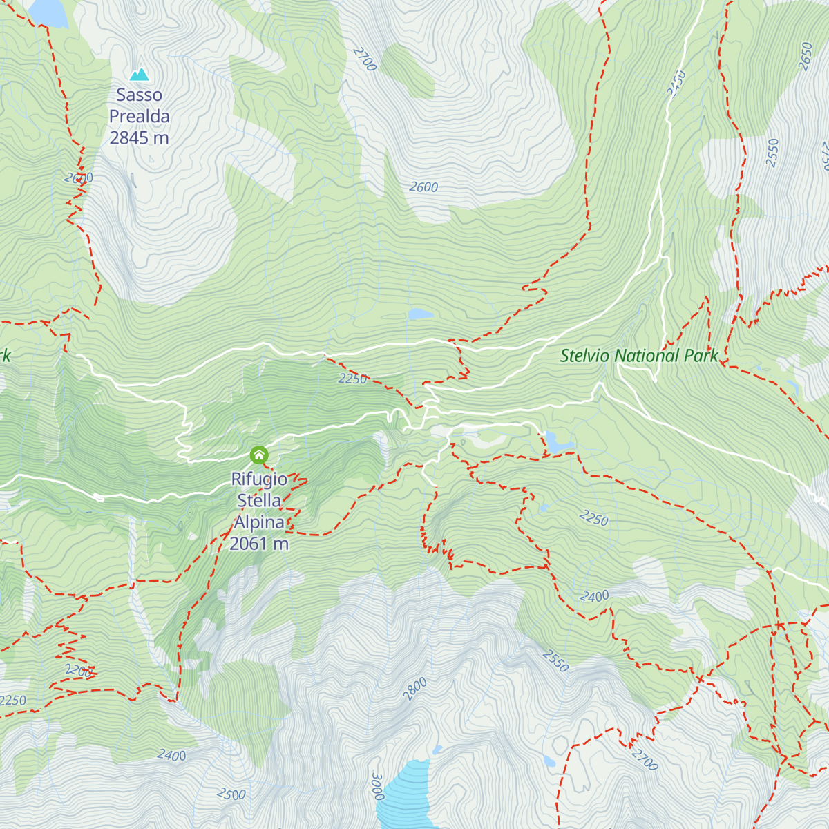 Rifugio Ghiacciaio dei Forni map