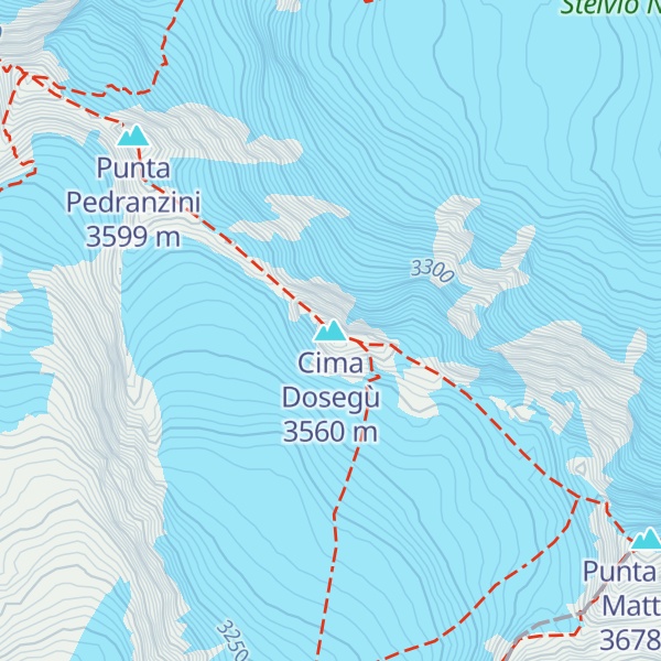 Map of Cima Dosegù