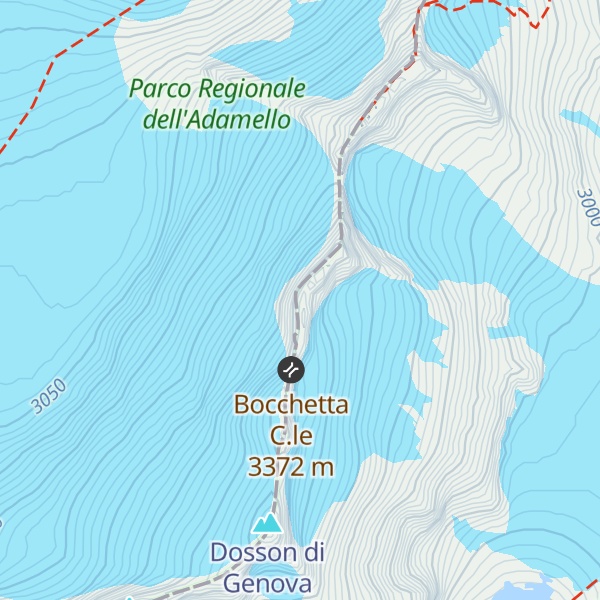 Map of Dosson di Genova Centrale